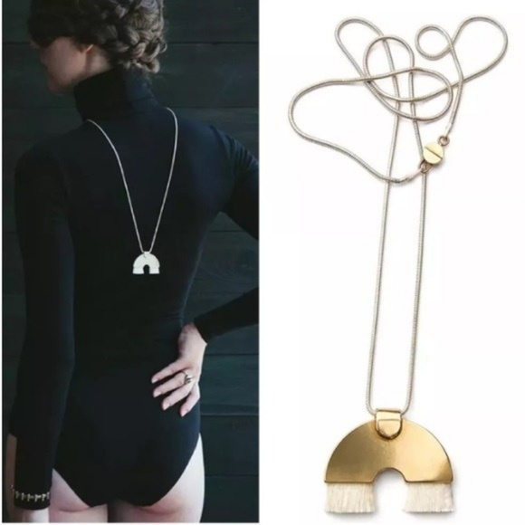 anthroplogie Jewelry - Anthropologie Tiro Tiro Irdis Gold Fringe New